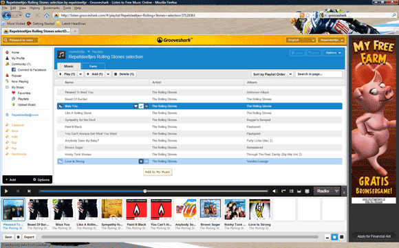 Streaming met Grooveshark