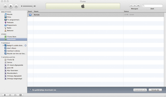 Bedien iTunes met je iPhone of iPod